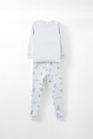 Cinderella Mila Sleeve Pyjama Set, LCN DIS MORNING BLUE/BALLET CINDERELLA - alternate image 3