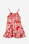 Libby Sleeveless Dress, RED ORANGE/NEW YORK FLORAL - alternate image 1