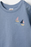 Jamie Short Sleeve Graphic Print Tee, DUSTY BLUE/SAIL AWAY - alternate image 2