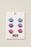 Claudette Claw Clips, BLUE/LILAC/PINK SHELLS - alternate image 1