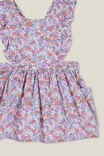 Paige Ruffle Pinafore Dress, VANILLA/CLAY PIGEON CLAIRE FLORAL - alternate image 2