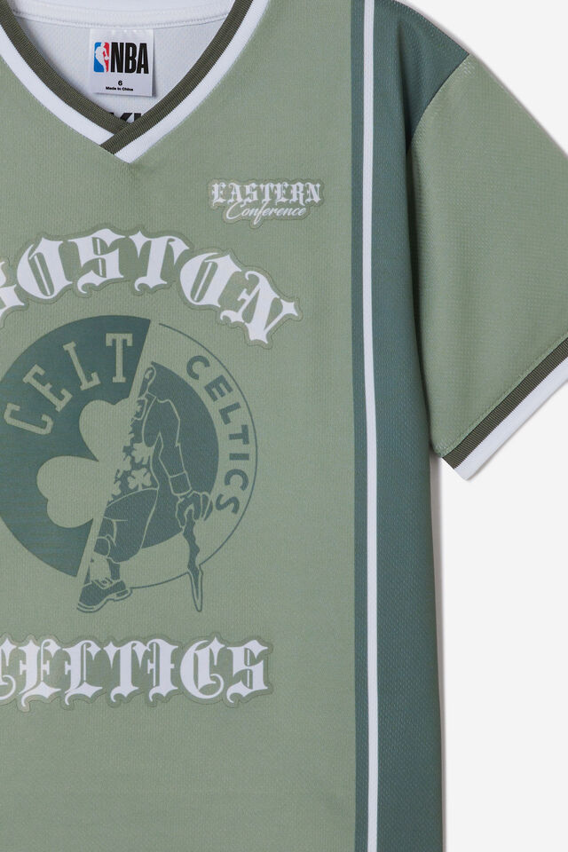 NBA Boston Celtics Football Tee, LCN NBA DEEP SAGE/BOSTON CELTICS
