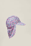 Sammy Swim Hat, VANILLA/PINK GERBERA CLAIRE FLORAL - alternate image 1