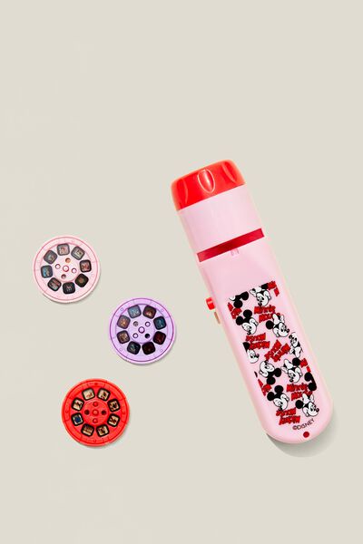 Kids Licensed Projector Torch, LCN DIS MINNIE MOUSE/CALI PINK
