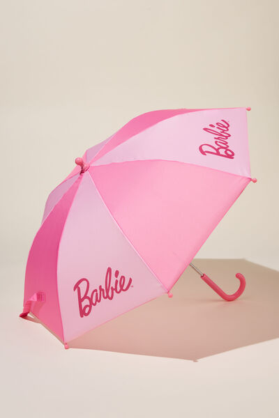 Kids Licensed Rainy Day Umbrella, LCN MAT BARBIE/PINK SPLICE