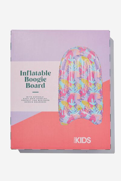 Inflatable Boogie Board, PALE VIOLET PALM COVE
