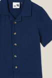 Cabana Short Sleeve Shirt, IN THE NAVY/CHEESECLOTH - alternate image 2