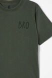 Jonny Short Sleeve Print Tee, SWAG GREEN/BRO - alternate image 2