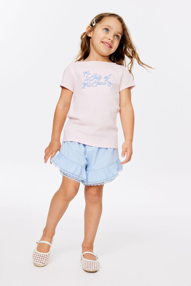 Frill Short, CLOUD BLUE