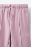 Sammy Wide Leg Trackpant, CHALKY MAUVE - example image 2