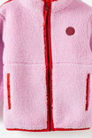 Sherpa Zip Through, PALE VIOLET/FUN DAY CLUB - example image 2