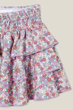 Summer Swim Skirt, VANILLA/BLAIRE DITSY CLAY PIGEON - alternate image 2