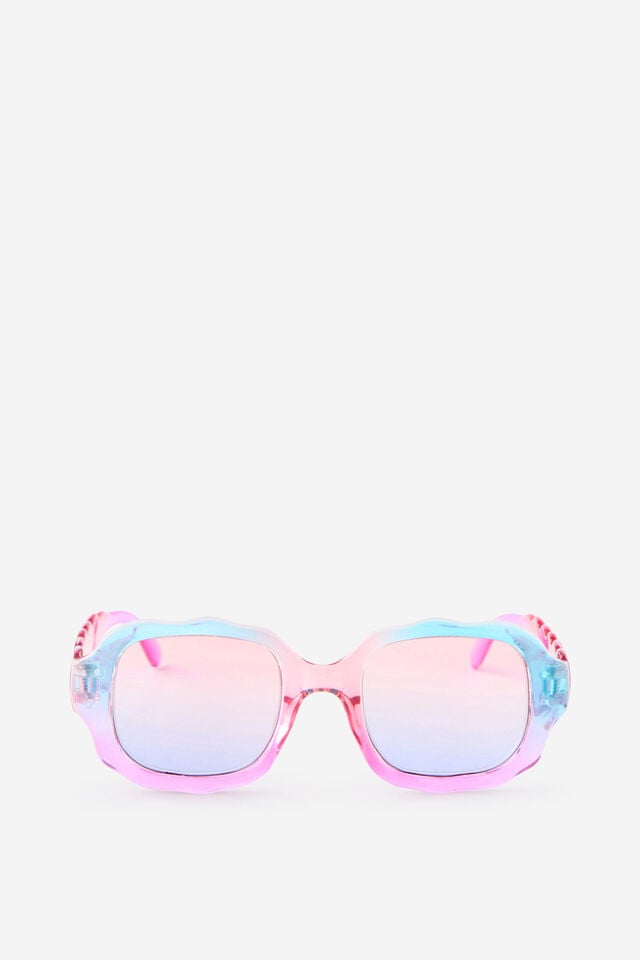 Kids Oversized Square Sunglasses, RAINBOW