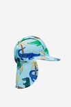 Sammy Swim Hat, HEAVEN BLUE/CRAZY CROCODILES - alternate image 1