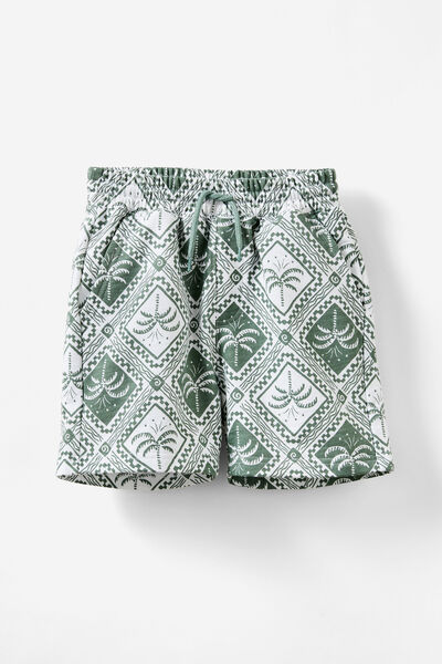 Henry Slouch Short, SWAG GREEN/TEJA TILE YARDAGE