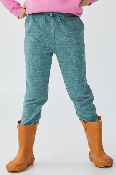 Super Soft Marlo Trackpant, TURTLE GREEN MARLE