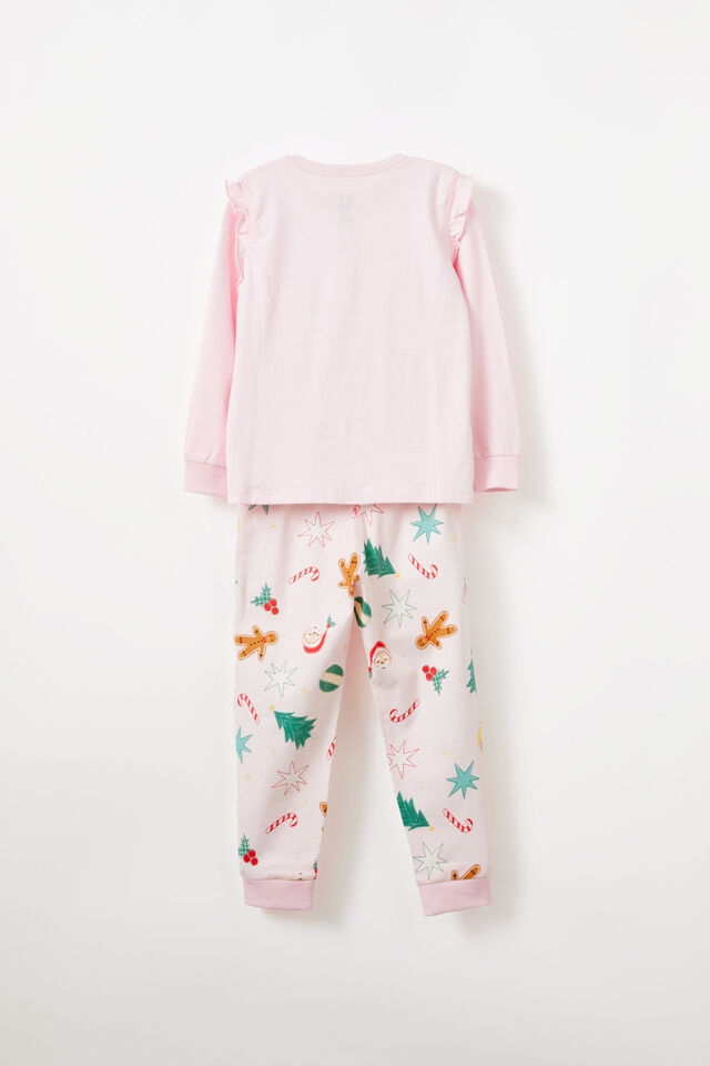 Ava Long Sleeve Pyjama Set, BALLERINA/MERRY AND BRIGHT