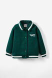 Caleb Coaches Bomber Jacket, PINE TREE GREEN - alternate image 1