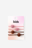Kids Multi Pack Hair Ties, ZEPHYR/SPARKLES - example image 2