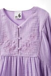 Corra Long Sleeve Dress, LILAC DROP/EMBROIDERY - alternate image 2