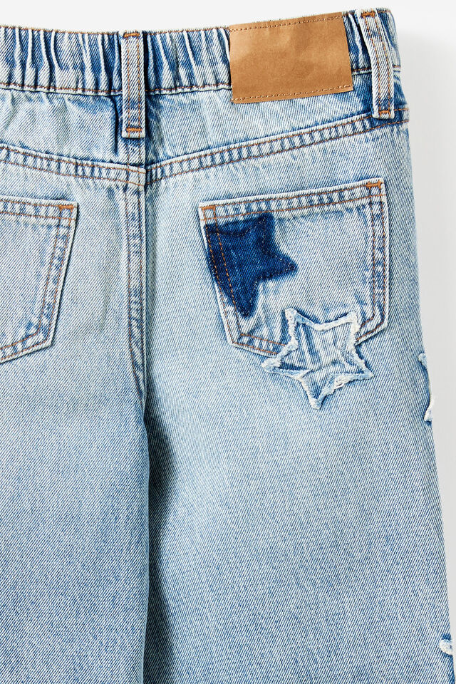 Bootleg Denim Jean, AIRLIE LIGHT BLUE/STARS