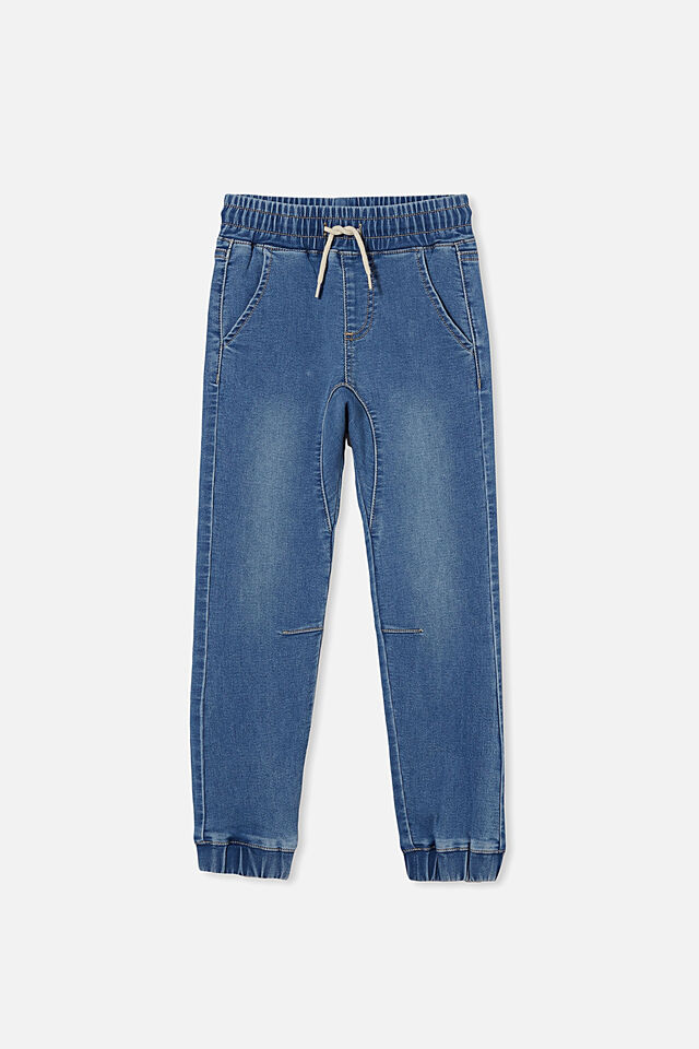 Slouch Jogger Jean, BYRON MID BLUE