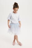 Cinderella Drop Shoulder Short Sleeve Tee, LCN DIS CINDERELLA BALLERINA/MORNING BLUE - alternate image 2