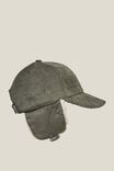 Tommy Trapper Cap, SWAG GREEN CORD - alternate image 2