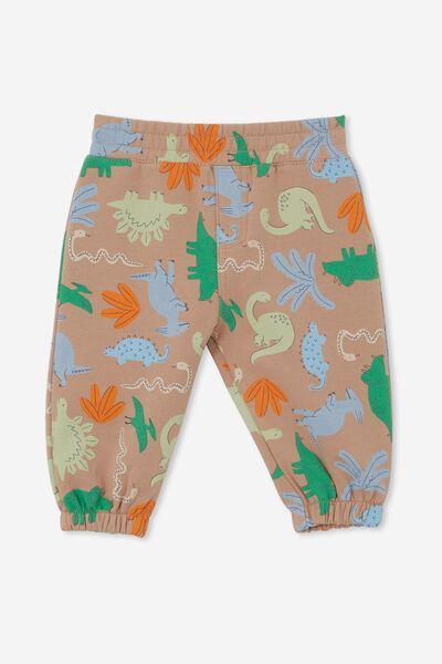 Felix Trackpant, TAUPY BROWN/DINOSAURS