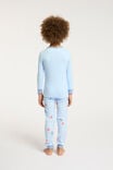 Milo Long Sleeve Pyjama Set License, LCN BLU FROSTY BLUE/BLUEY KEEPY UPPY - alternate image 3