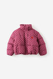 Select Colour: BERRY JAM/PALE VIOLET SPOT