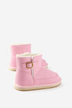Kids Teddy Lined Buckle Boot, PALE VIOLET/BUCKLE - example image 3