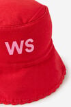 Kids Reversible Bucket Hat - Personalised, BALLET PINK/SPOT - example image 1