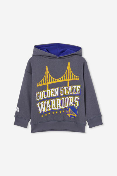 License Emerson Hoodie, LCN NBA VINTAGE NAVY/GOLDEN STATE WARRIORS