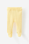 Organic Blend Knit Legging, LEMON SQUASH MARLE - example image 1