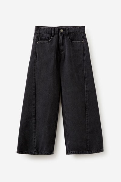 Ellie Wide Leg Jean, BLACK WASH