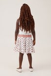 Hallie Tiered Skirt, VANILLA/MAEVE FLOWER STAMP - alternate image 3
