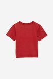 The Essential Short Sleeve Tee, LUCKY RED WASH - alternate image 3