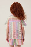 Phoebe Resort Shirt, RAINBOW STRIPE - alternate image 3
