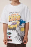 Camiseta - Hot Wheels License Drop Shoulder Short Sleeve Tee, LCN MAT WHITE/HOT WHEELS MADE TO RACE - vista alternativa 4