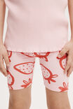 Hailey Bike Short, BLUSH PINK/ANTHURIUM STRAWBERRY - alternate image 4