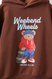 Sammy Oversize Hoodie, ROCKY ROAD/WEEKEND WHEELS - example image 2
