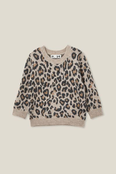 Lisa Jumper, TAUPY BROWN/MOLLY LEOPARD