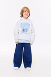 Sammy Wide Leg Trackpant, DENIM NAVY - example image 1
