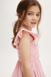 Kennedy Tiered Dress, CORAL FIZZ/BLUSH PINK STRIPE - alternate image 4