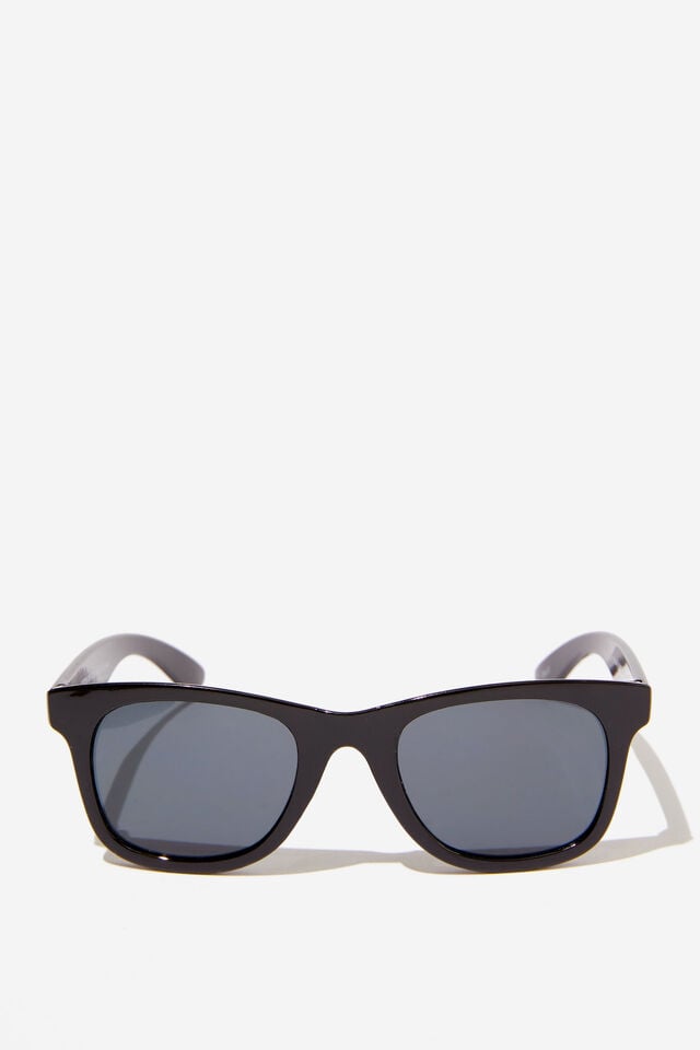 Kids Noah Square Sunglasses, BLACK/SMOKEY