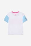 Camiseta - Barbie Drop Shoulder Short Sleeve Tee, LCN MAT BARBIE RACER/WHITE - vista alternativa 3
