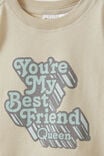 Jamie Long Sleeve Graphic Print Tee - License, LCN BRA RAINY DAY/QUEEN BEST FRIEND - alternate image 2