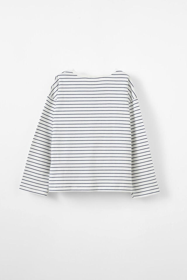 Piper Long Sleeve Tee, IN THE NAVY/VANILLA STRIPE