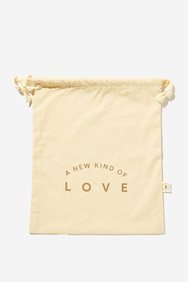 Baby Gift Bag, NATURAL/A NEW KIND OF LOVE